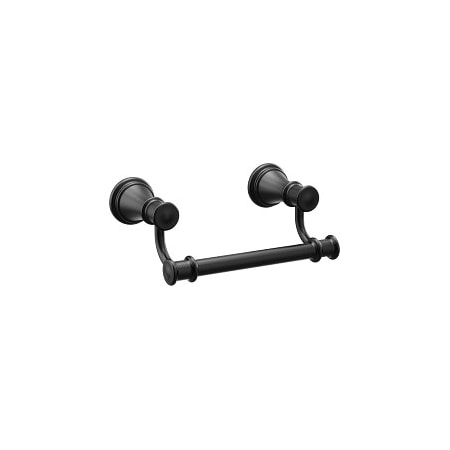 Moen Belfield Pivoting Paper Holder in Matte Black YB6408BL